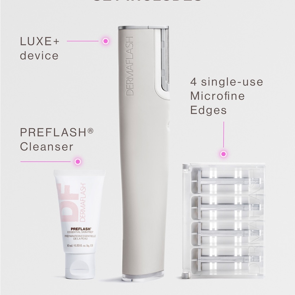 NIB Dermaflash Luxe+ Skincare Tool in Cream
